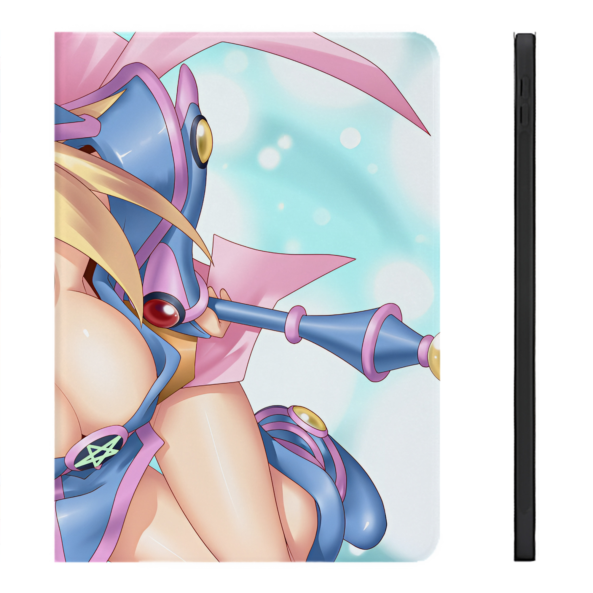 （画像用） 遊☆戯☆王 Yu-Gi-Oh! IPadケース ペンホルダー付き ブックスタイルデザイン